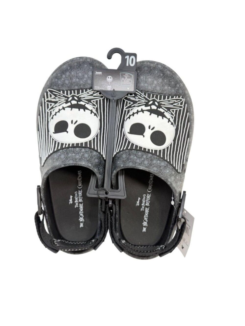 Disney Tim Burton's Nightmare Before Christmas Mens Sz 10 Clog/Sandals Ground Up - Picture 2 of 5